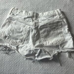 Free People We The Free Jean Shorts in White
